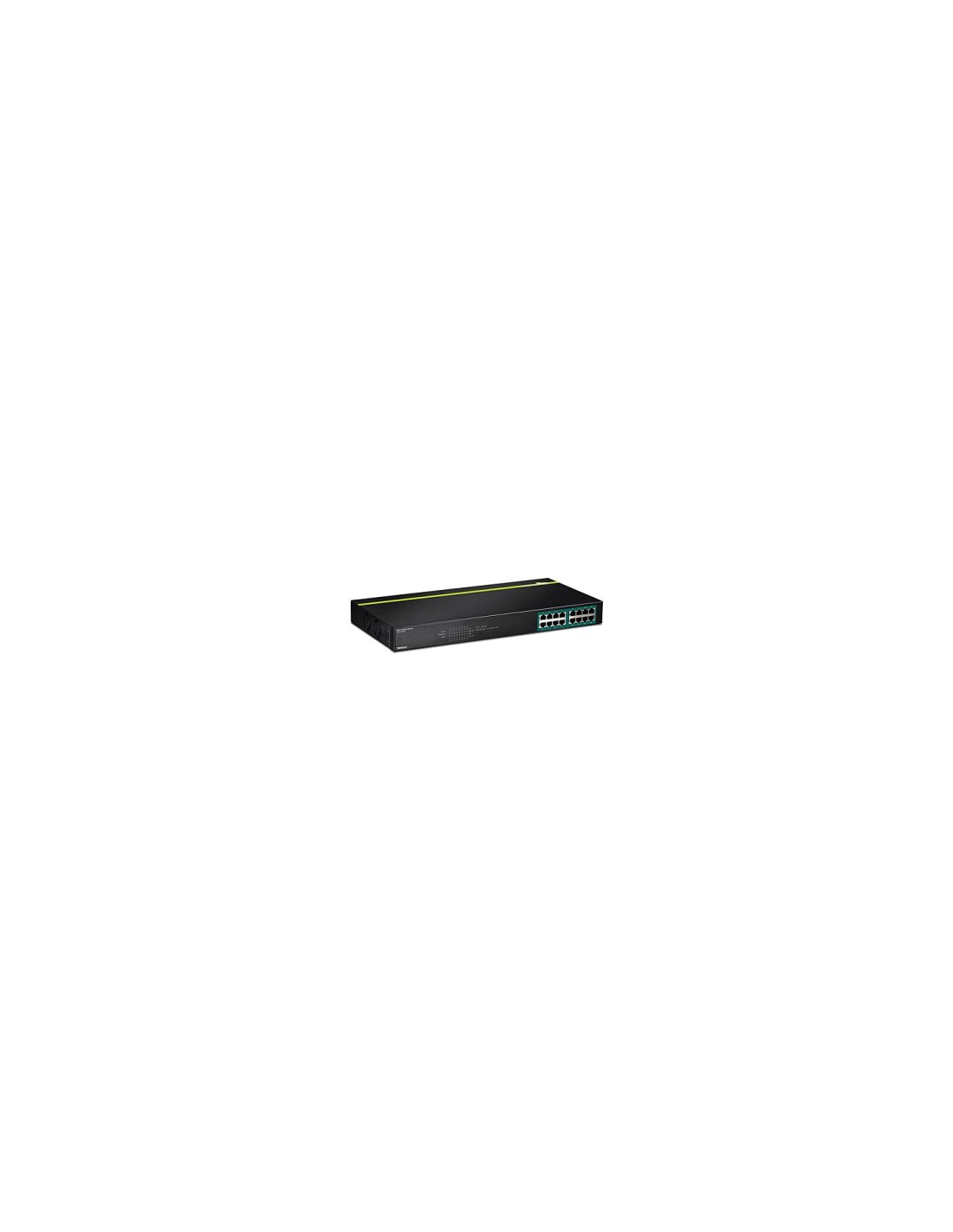 Trendnet switch No administrado L2 Gigabit Ethernet (10/100/1000) EnergÍ­a sobre Ethernet (PoE) 1U Negro