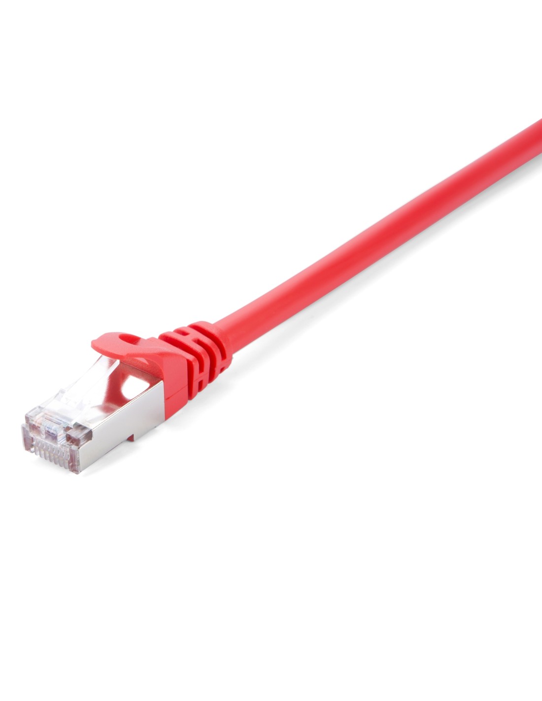 V7 Cable de red RJ-45 blindado Cat6 S/FTP (S-STP) Macho/Macho, 2 m Rojo