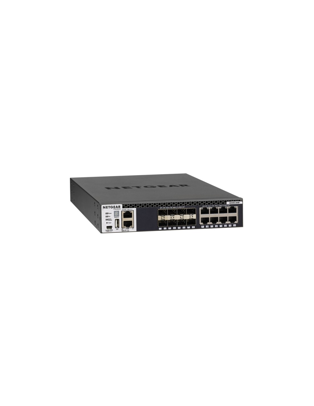 Netgear Gestionado L3 10G Ethernet (100/1000/10000) 1U Negro