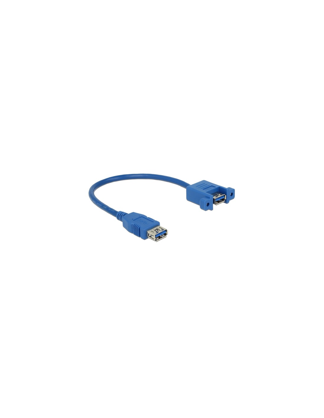 DeLOCK cable USB A 0.25 m Azul
