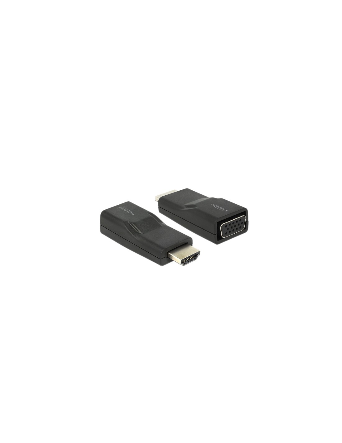 DeLOCK HDMI/VGA Negro