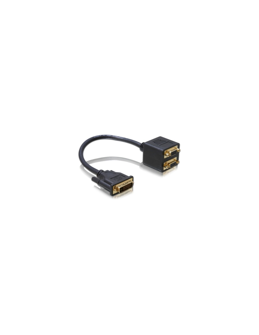 DeLOCK Adapter DVI29 male to 2x VGA female VGA (x2) Negro