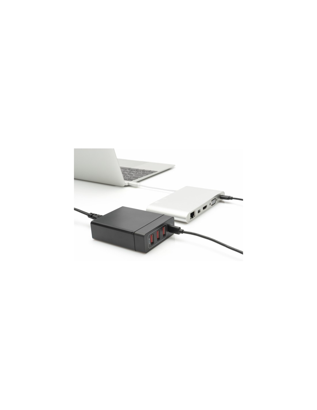 Digitus cargador de dispositivo móvil USB 2.0, USB Tipo C Interior Negro