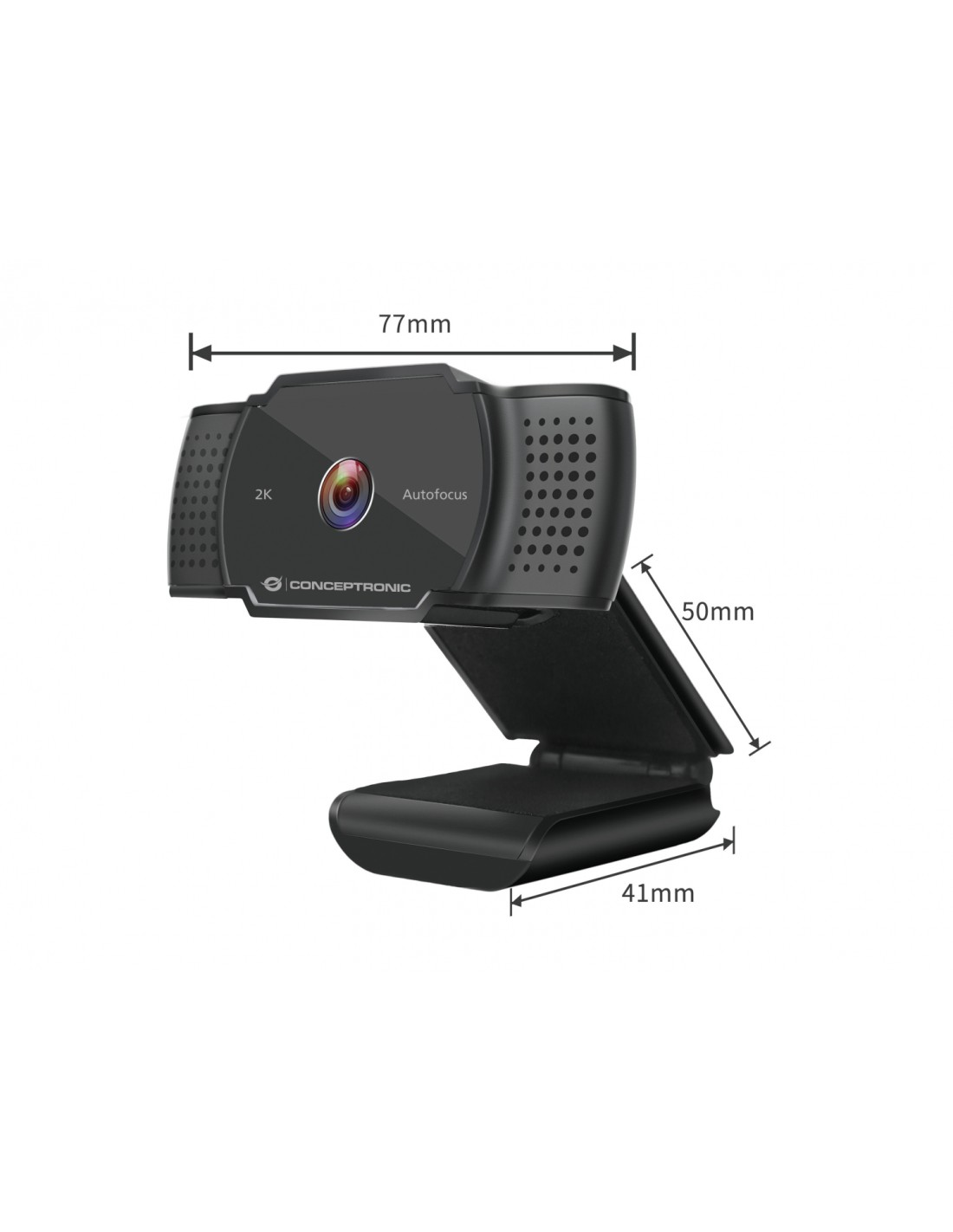 Conceptronic AMDIS02B Webcam 5mp 2592 x 1944 pixeles USB 2.0 negro