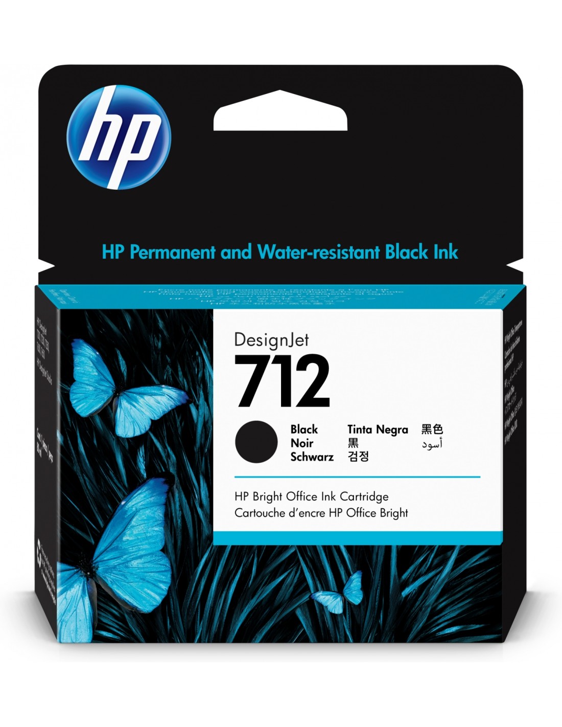 Hp 712 XL cartucho de tinta original negro
