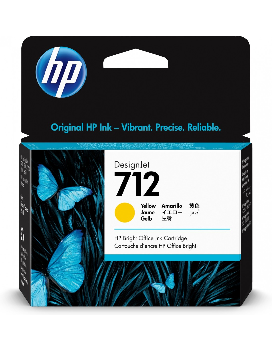 Hp 712 Cartucho de tinta original rendimiento estandar amarillo
