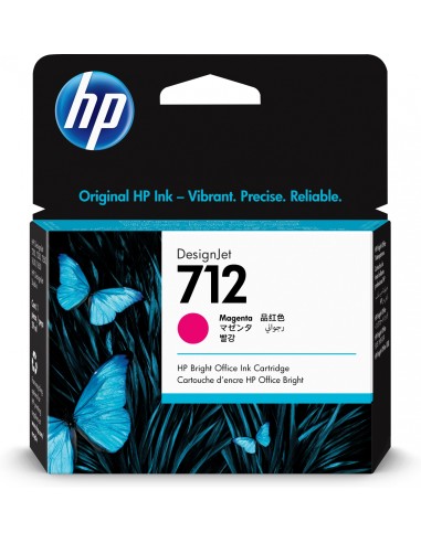 Hp 712 Cartucho de tinta original rendimiento estandar magenta