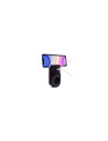 Adaptador de pared welly enjoy toma schuko 16a con luz nocturna 2puertos usb indicador led soporte telefono negro WY13031