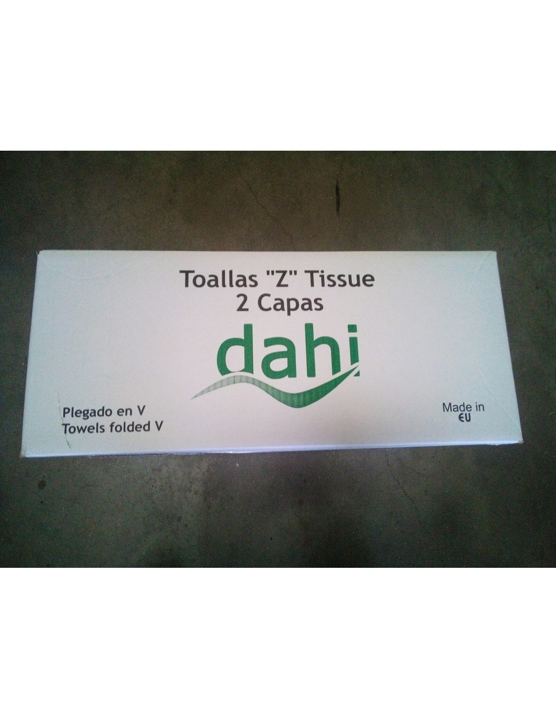 Dahi PK 20 LOTES 200 TOALLITAS Z CELULOSA 2CA