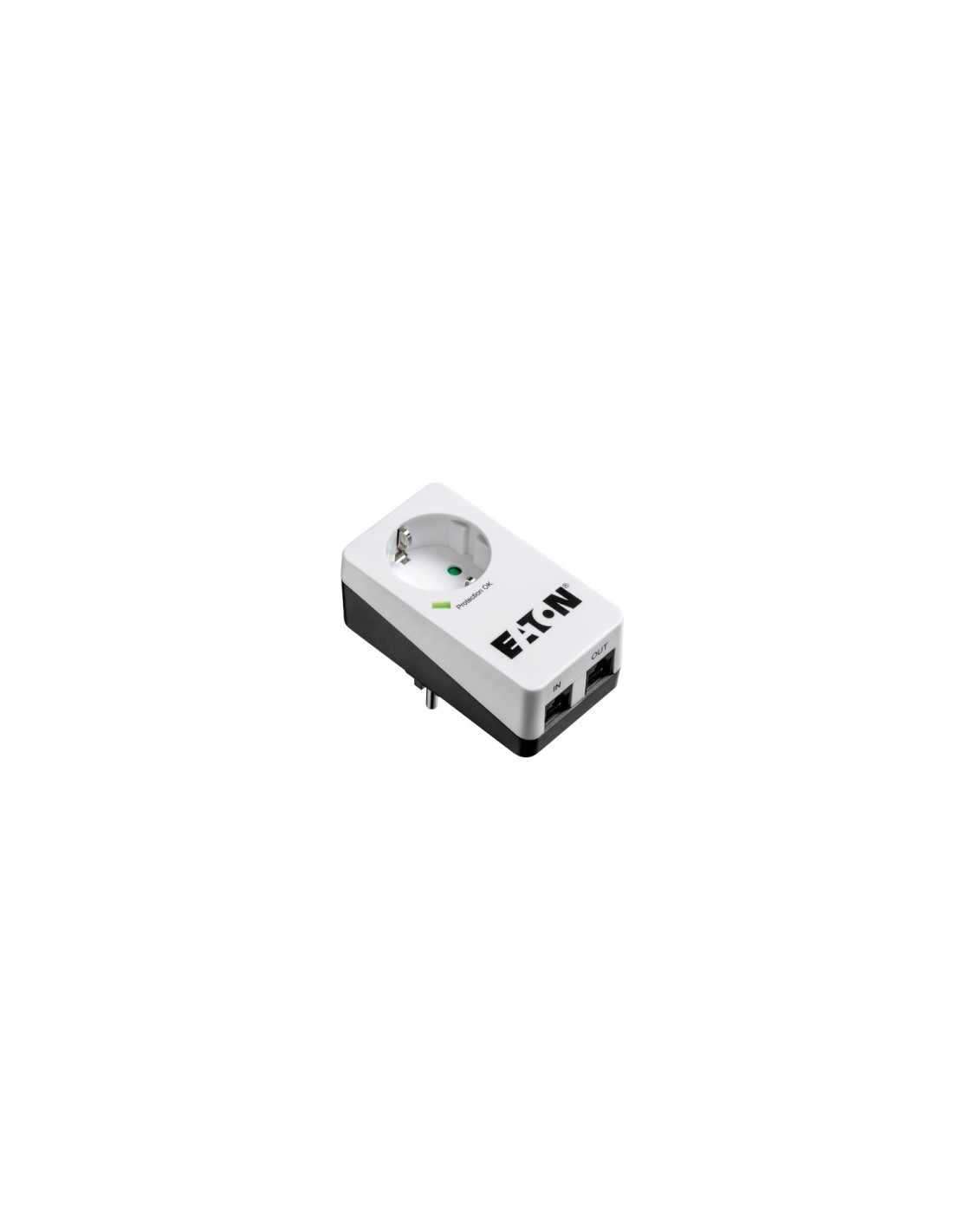Eaton limitador de tensión 1 salidas AC 220 - 250 V Negro, Blanco