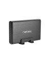 NATEC Caja para disco duro externo Caja de disco duro (HDD)  3.5 Negro