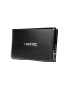 NATEC Caja para disco duro externo Caja de disco duro (HDD)  3.5 Negro