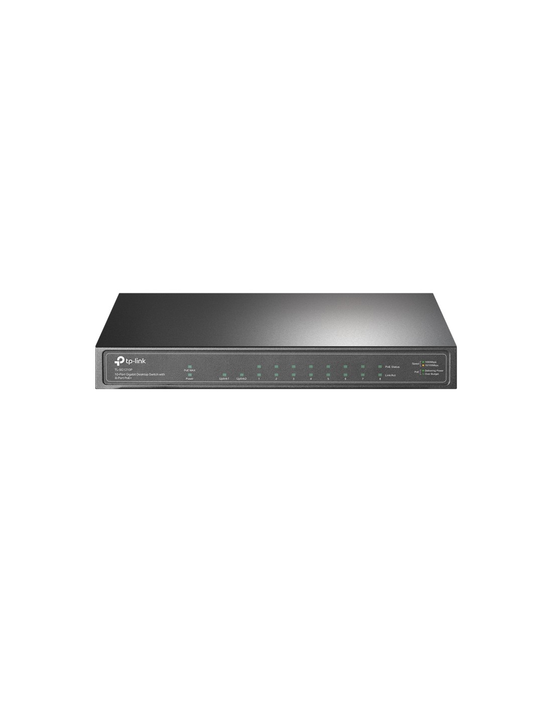 TP-LINK Gigabit Ethernet (10/100/1000) EnergÍ­a sobre Ethernet PoE Gris