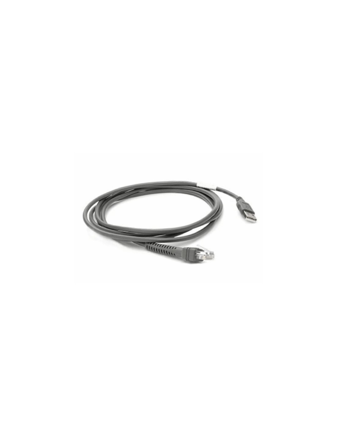 Zebra cable de serie 2,1 m USB EAS Negro