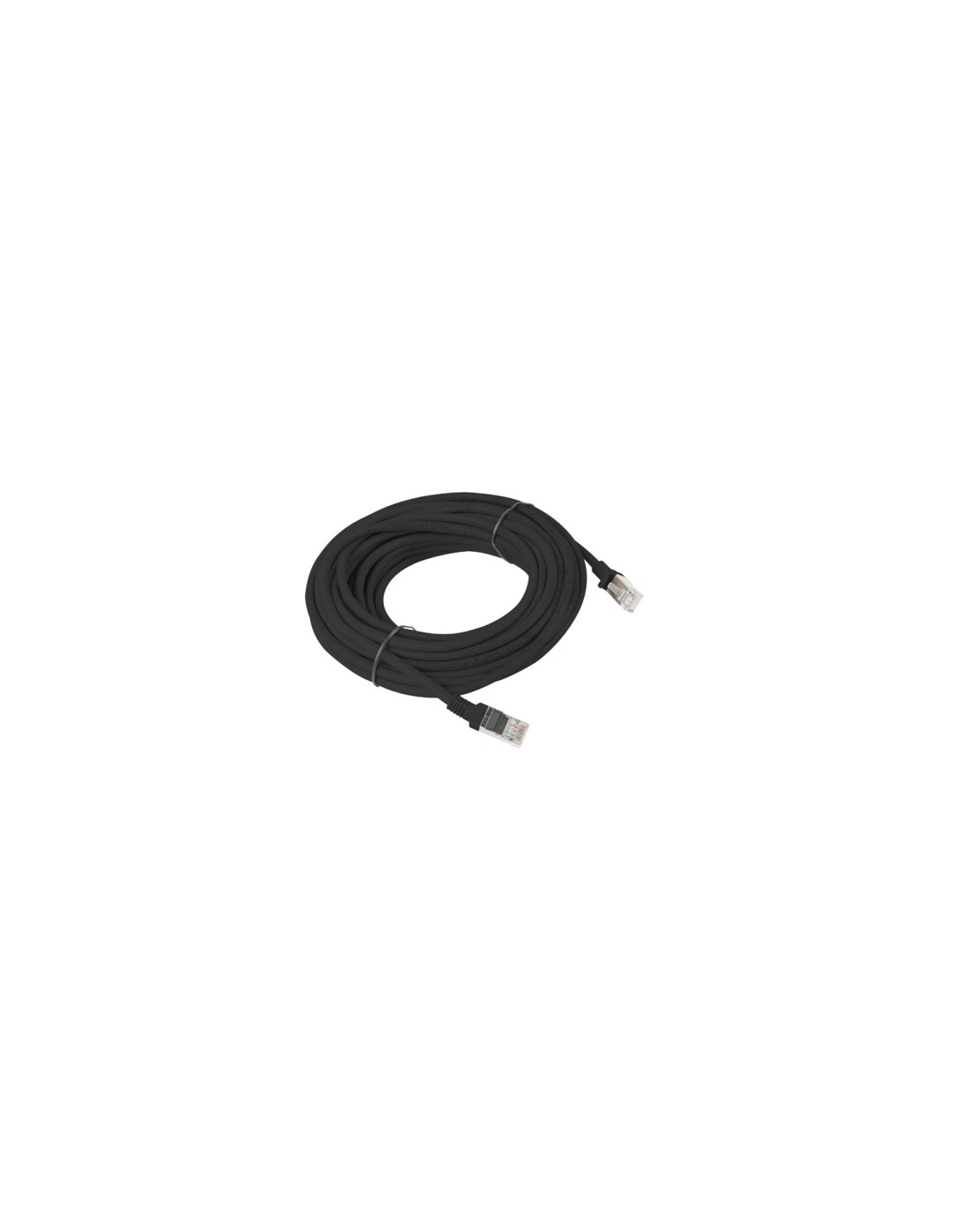Lanberg PCU6-10CC-1000-BK Latiguillo de red rj45 Cat6 U/UTP 10m negro