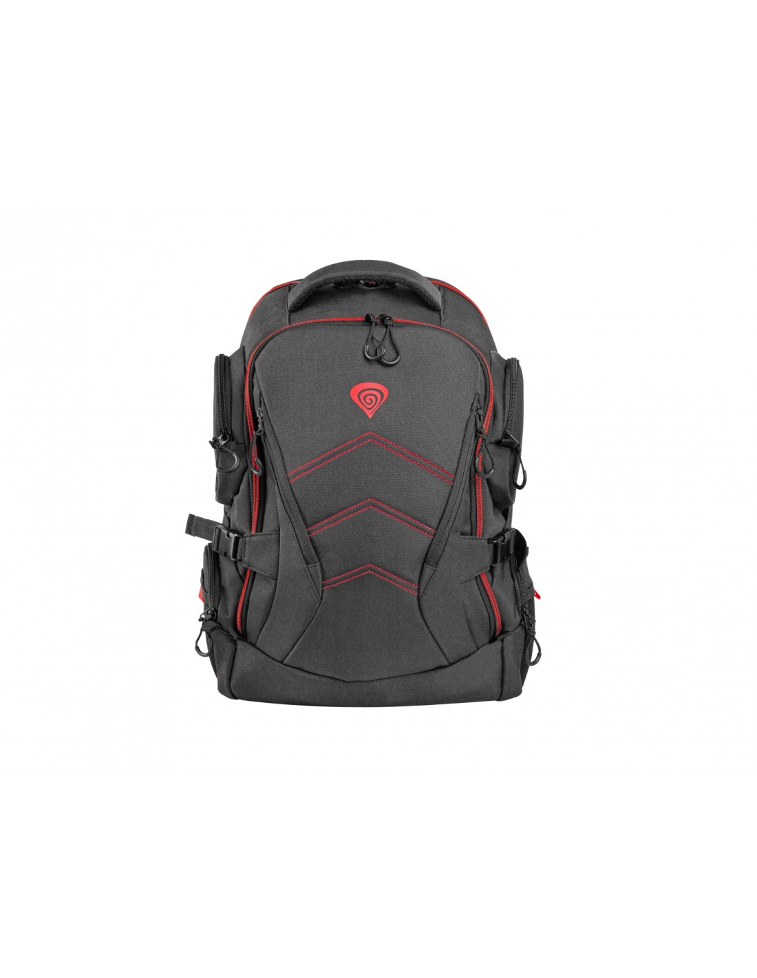 GENESIS Pallad 550 Mochila para portátil 17.3P Mochila Negro, Rojo