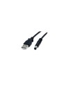 StarTech.com Cable de alimentación USB A a M de Tipo Barril de 5,5mm Negro