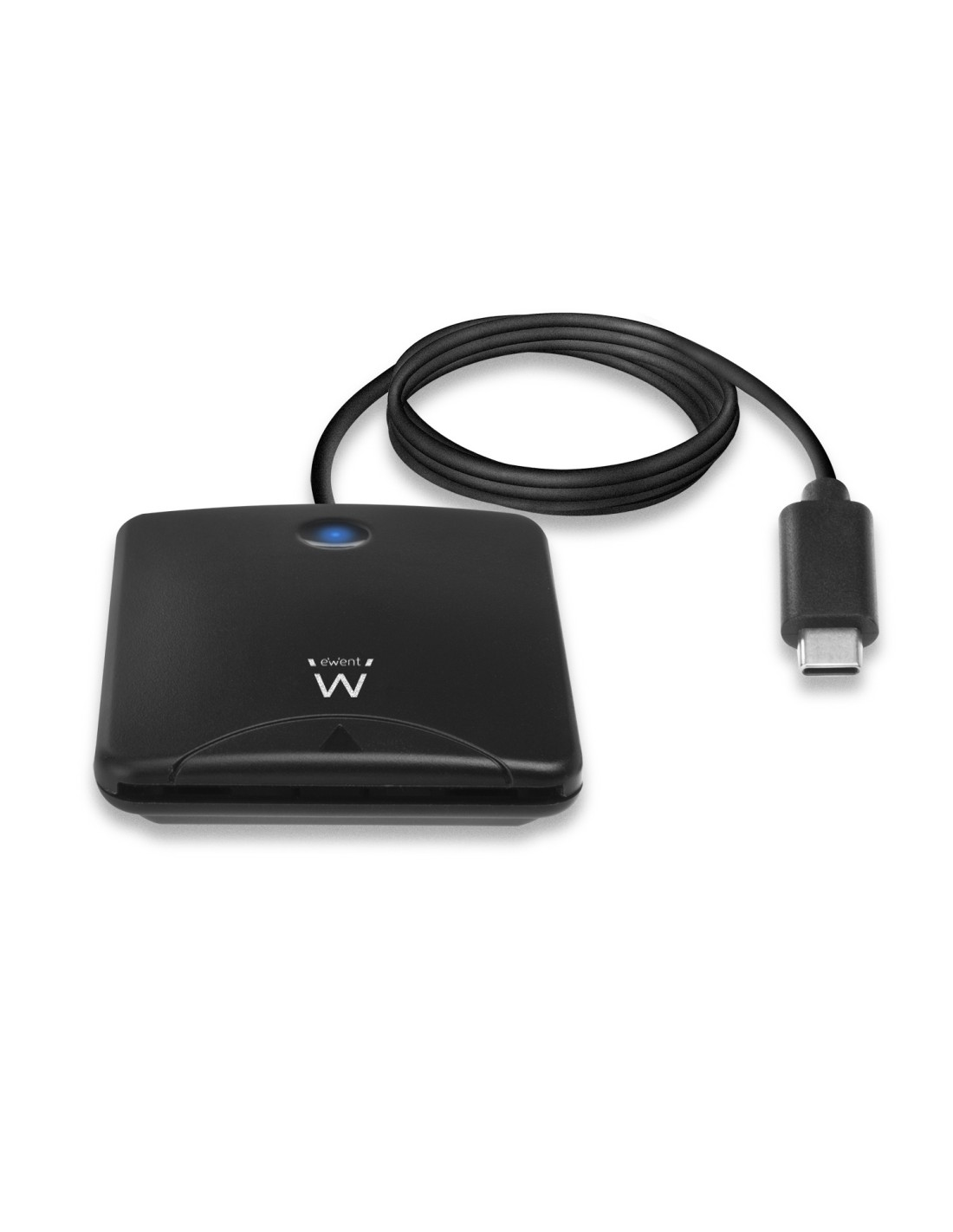 Ewent lector de tarjeta inteligente Interior USB 3.2 Gen 1 (3.1 Gen 1) Negro