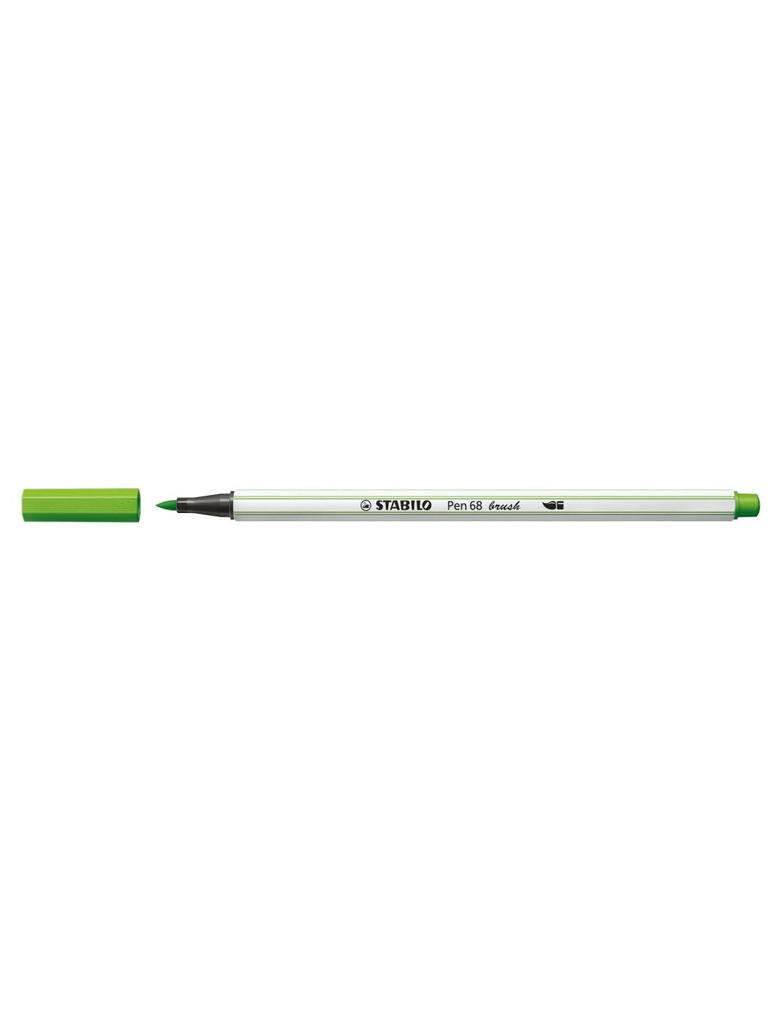 STABILO Pen 68 brush rotulador Medio Verde claro 1 pieza(s)