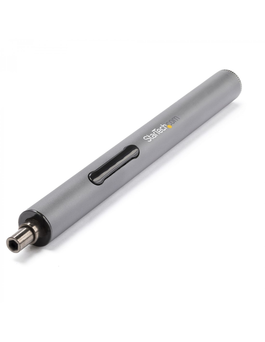StarTech.com Destornillador electrico con juego de 55 puntas de precision a pilas plata