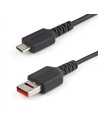 StarTech.com Cable Adaptador usb tipo-a macho a Micro usb b de Carga Segura 1m negro