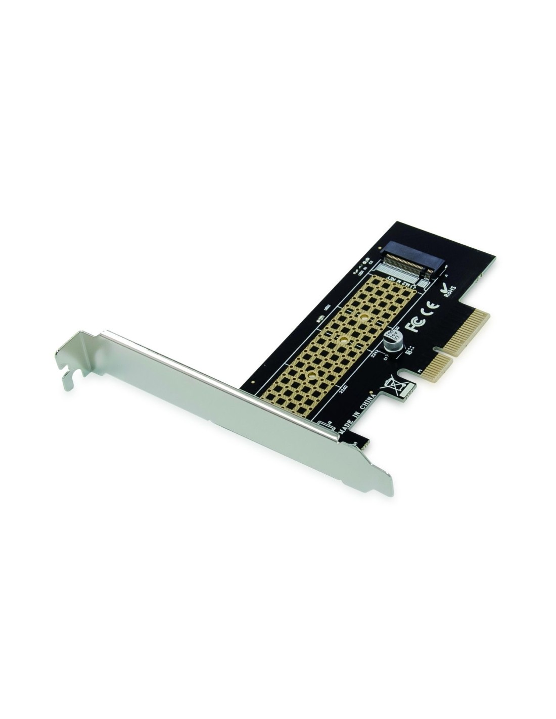 CONCEPTRONIC tarjeta y adaptador de interfaz Interno M.2 Negro, Acero inoxidable