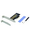 CONCEPTRONIC tarjeta y adaptador de interfaz Interno M.2 Negro, Acero inoxidable
