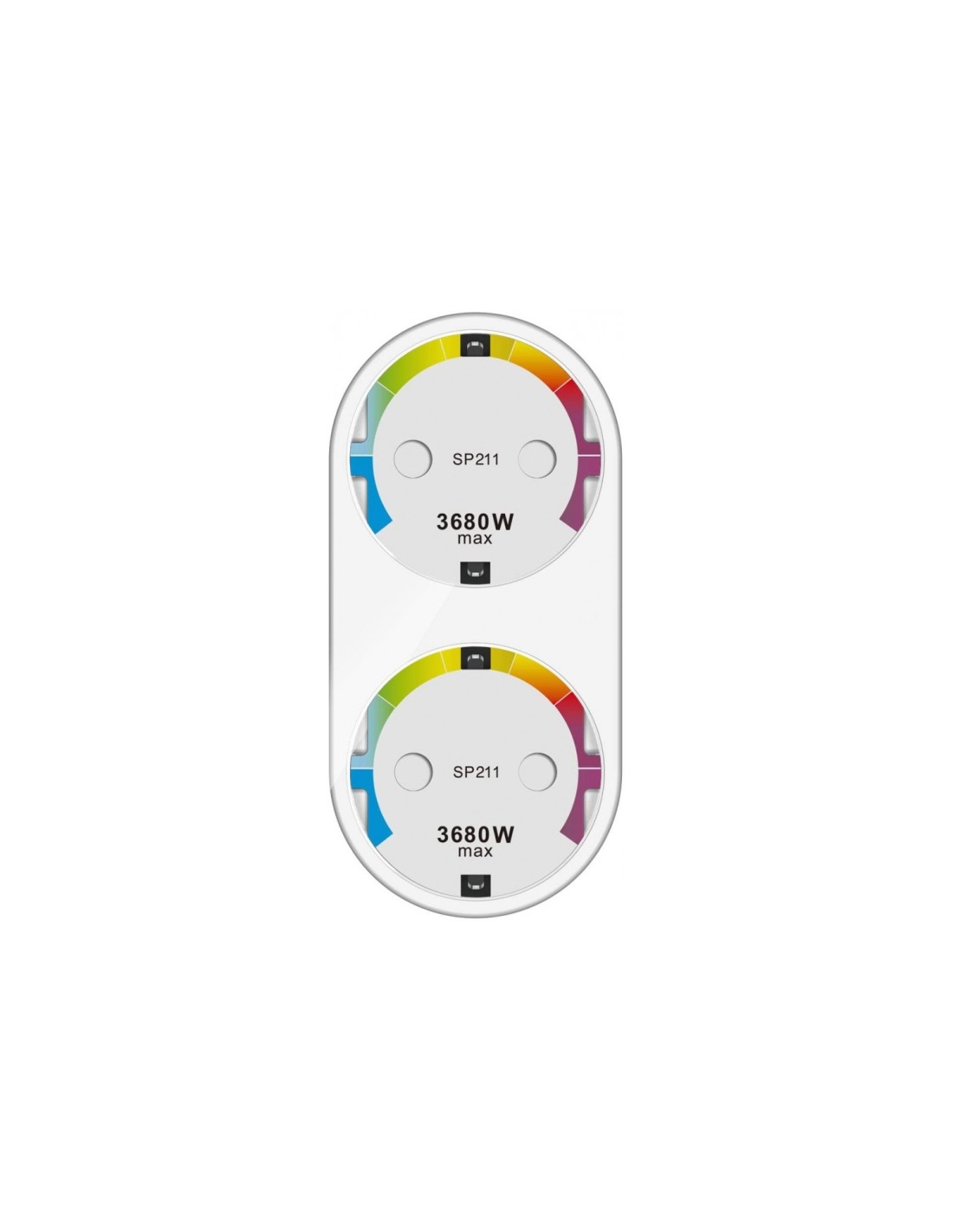 Enchufe Inteligente Ksix Energy Duo BXWSP211 Blanco