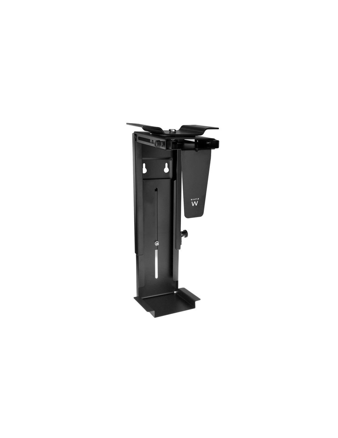 Ewent EW1293 soporte de CPU Soporte para instalación de CPU bajo mesa Negro