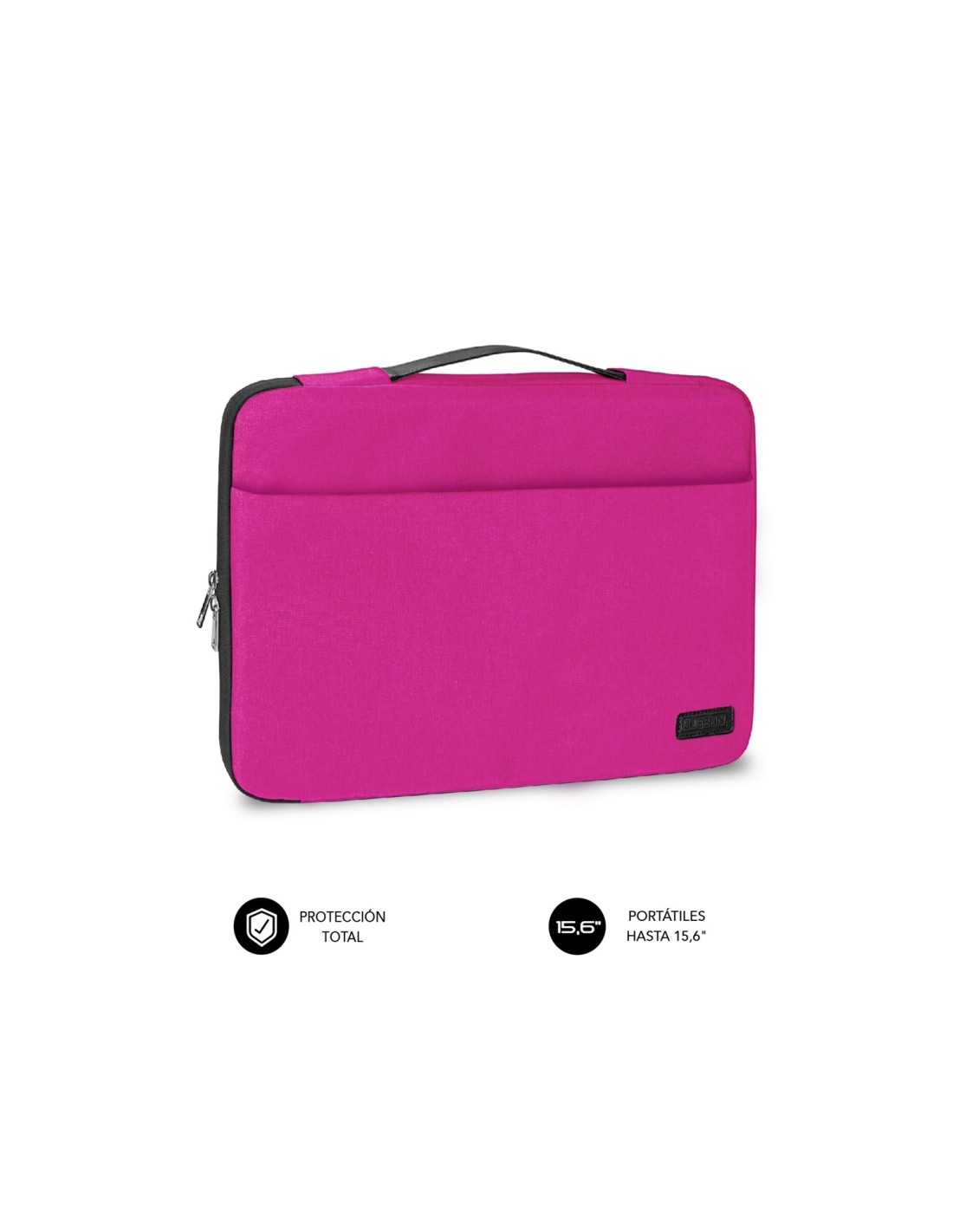 Subblim Funda ordenador elegant laptop sleeve 15.6P poliester Rosa