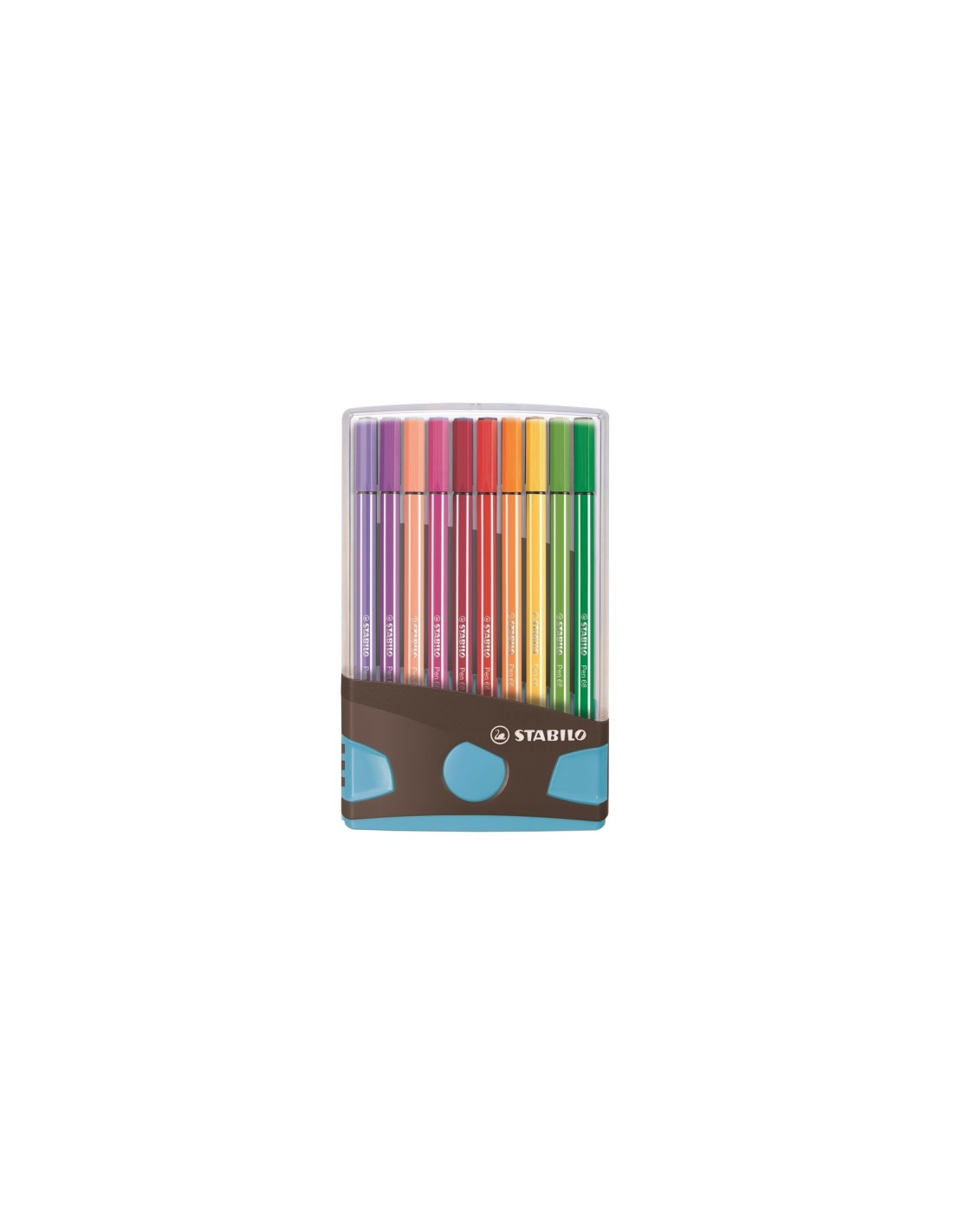 Stabilo pen 68 estuche 20 rotuladores medio multicolor