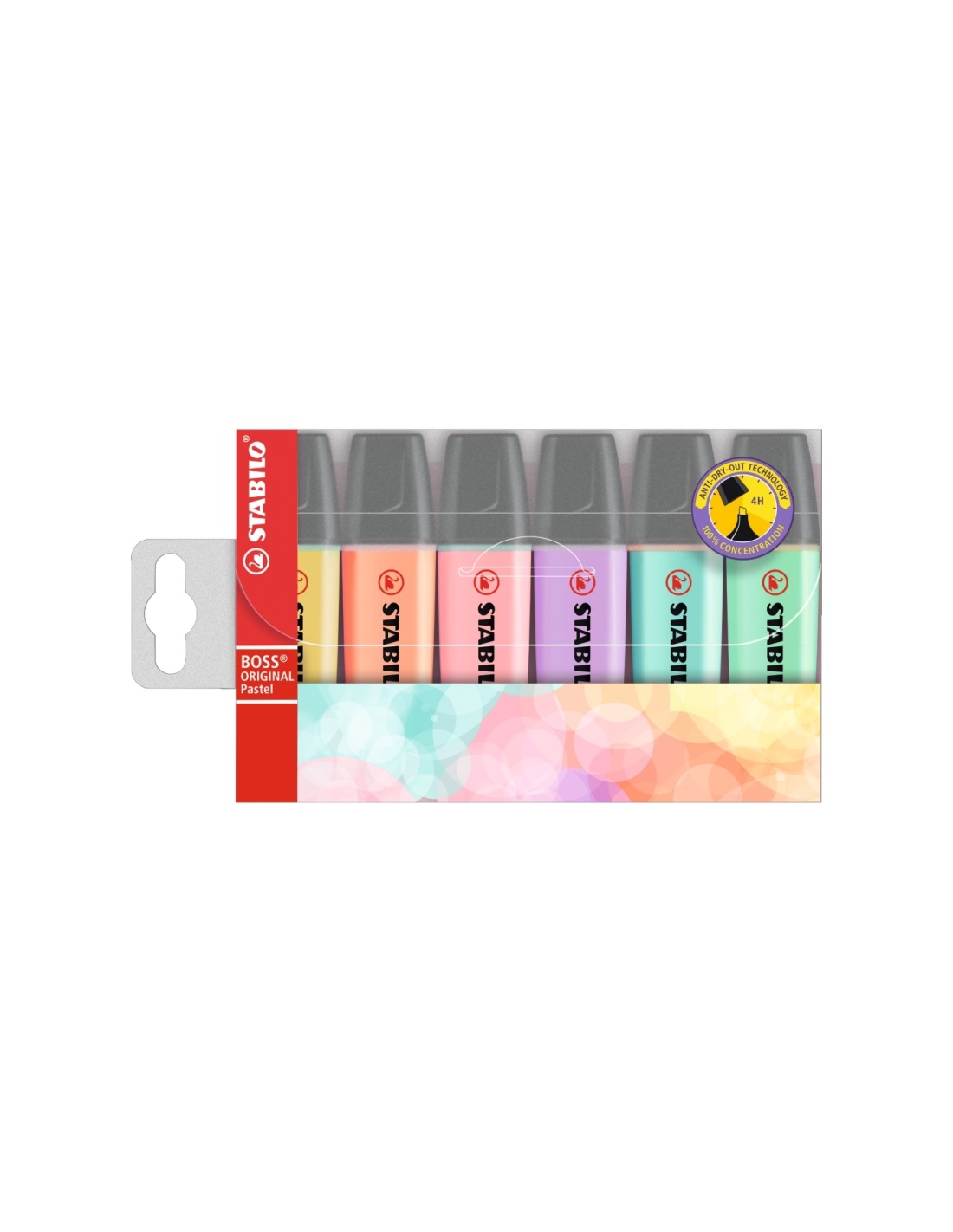 STABILO Boss Original Pastel marcador 6 pieza(s) Multicolor