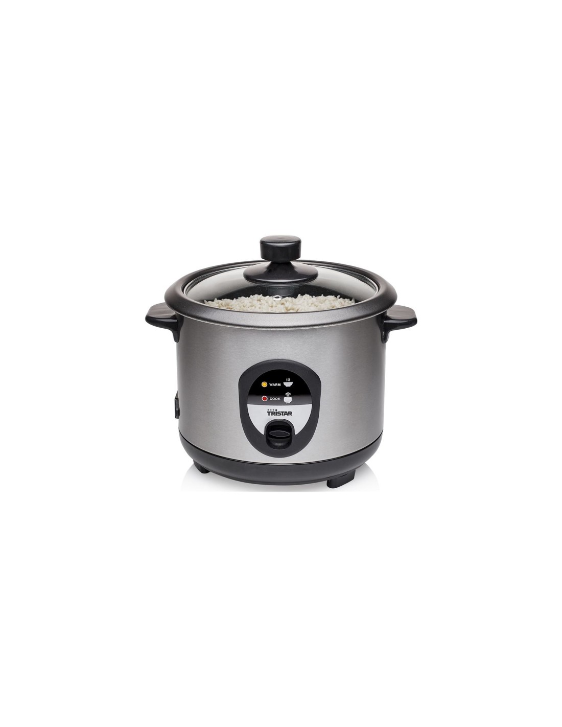 Tristar RK-6126 Arrocera 400w capacidad 1l negro acero inoxidable