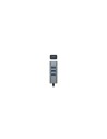AISENS Hub USB3.0 Aluminio, Tipo A/M - 4x Tipo A/H, Negro, 30 cm