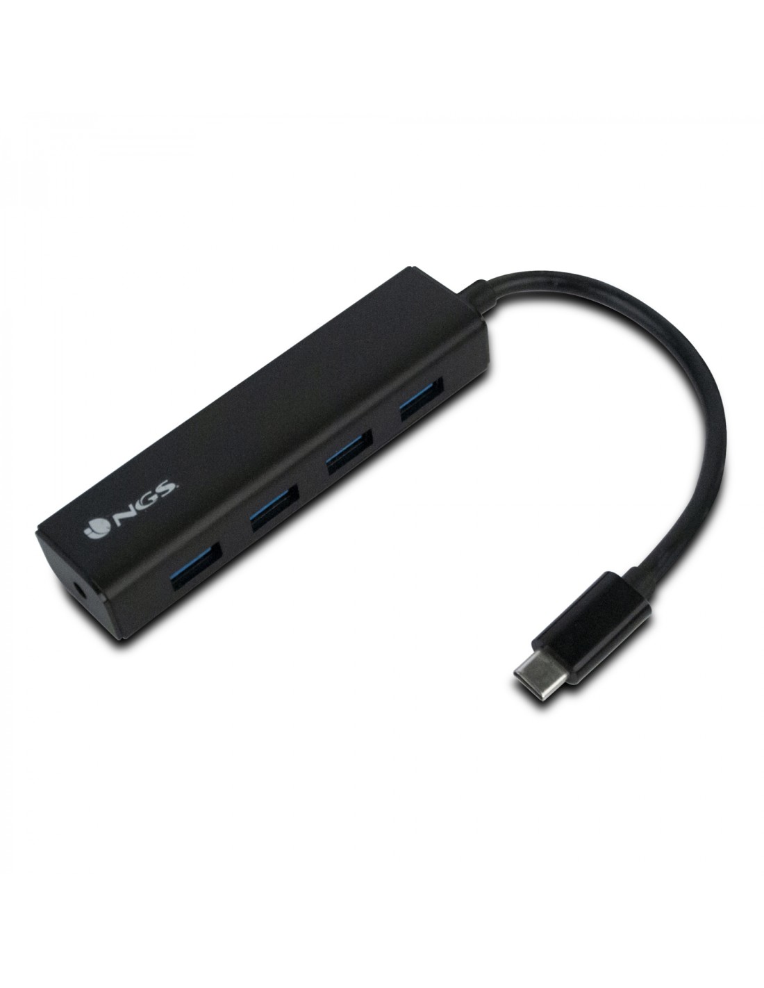 NGS HUB USB 2.0 Type-C 480 Mbit/s Negro