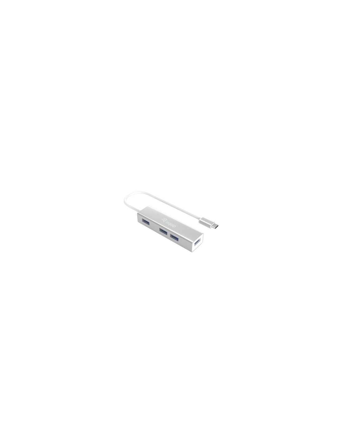 Equip HUB de interfaz USB 3.2 Gen 1 (3.1 Gen 1) Type-C 5000 Mbit/s Plata