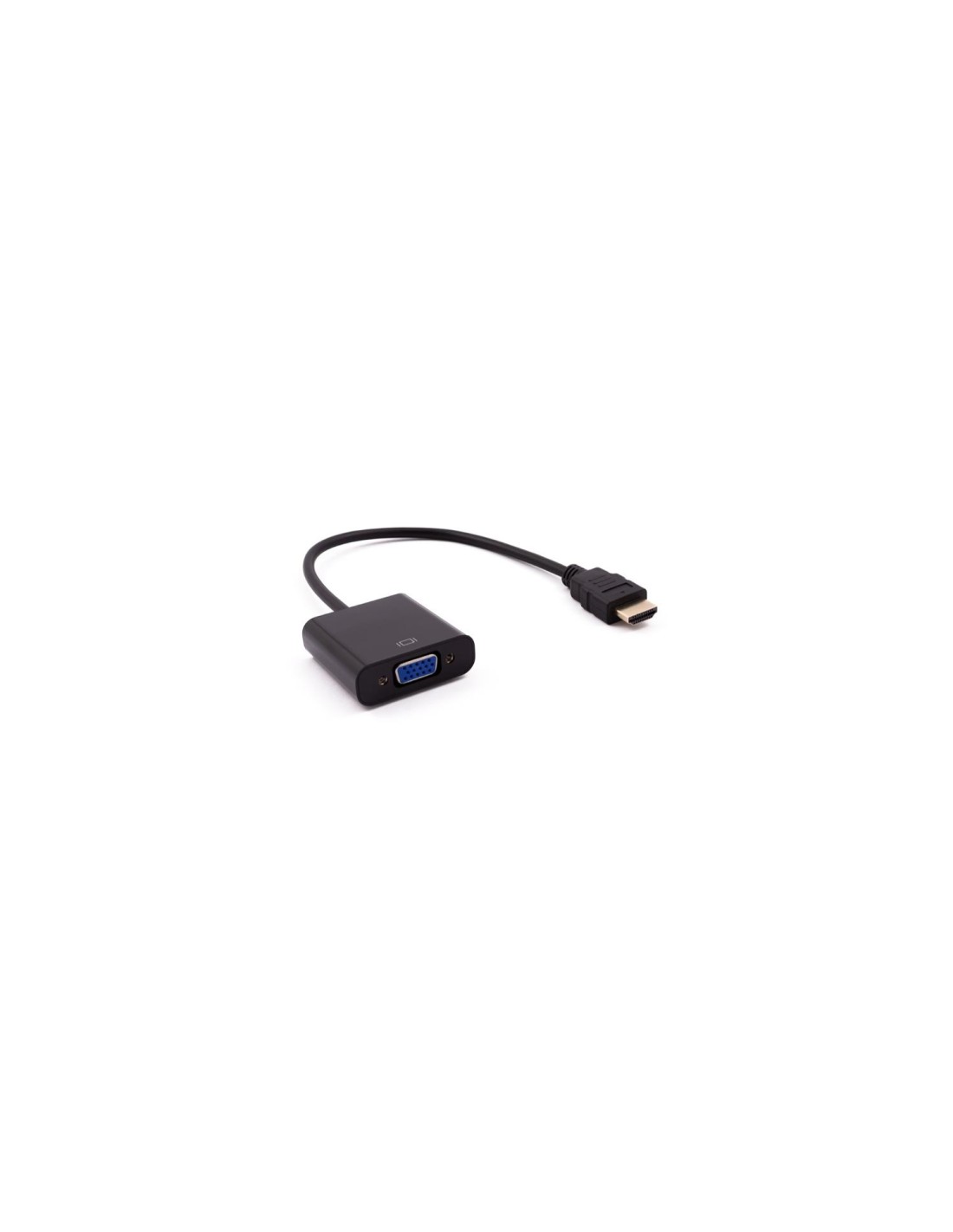 Nilox Adaptador HDMI a VGA de - Macho/Hembra 0,15 m Negro