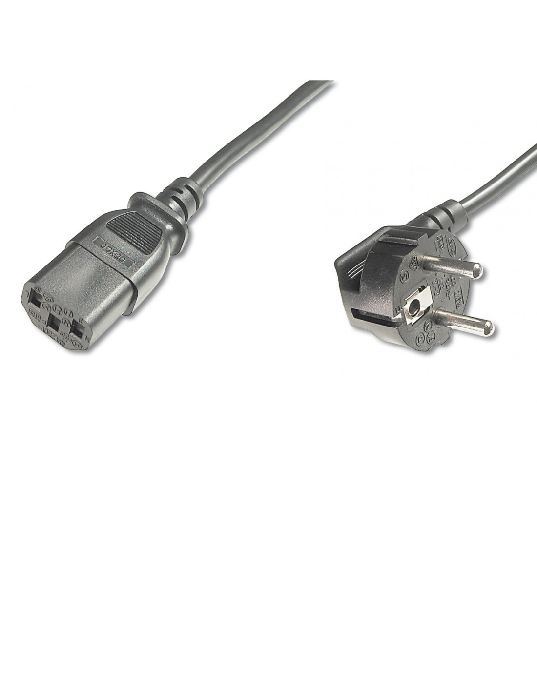 Ewent Cable de transmisión C13 acoplador 1,8 m Negro