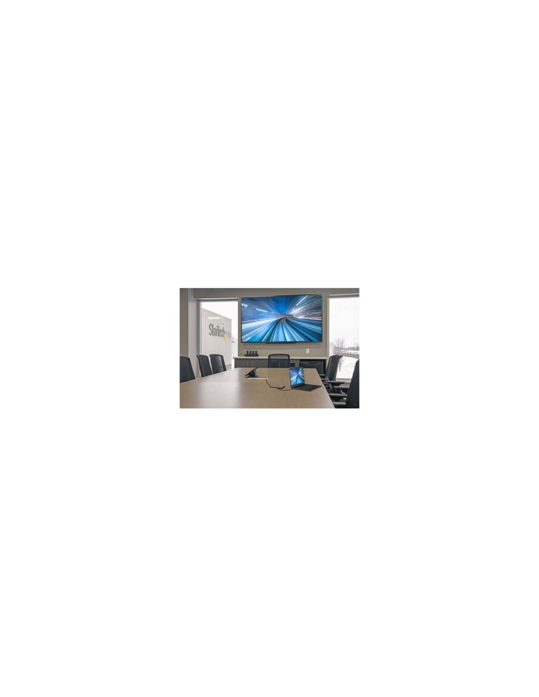StarTech.com Adaptador Multipuertos USB-C - Docking Station USB Tipo C a HDMI o Mini DisplayPort 4K60 - Replicador de Puertos US