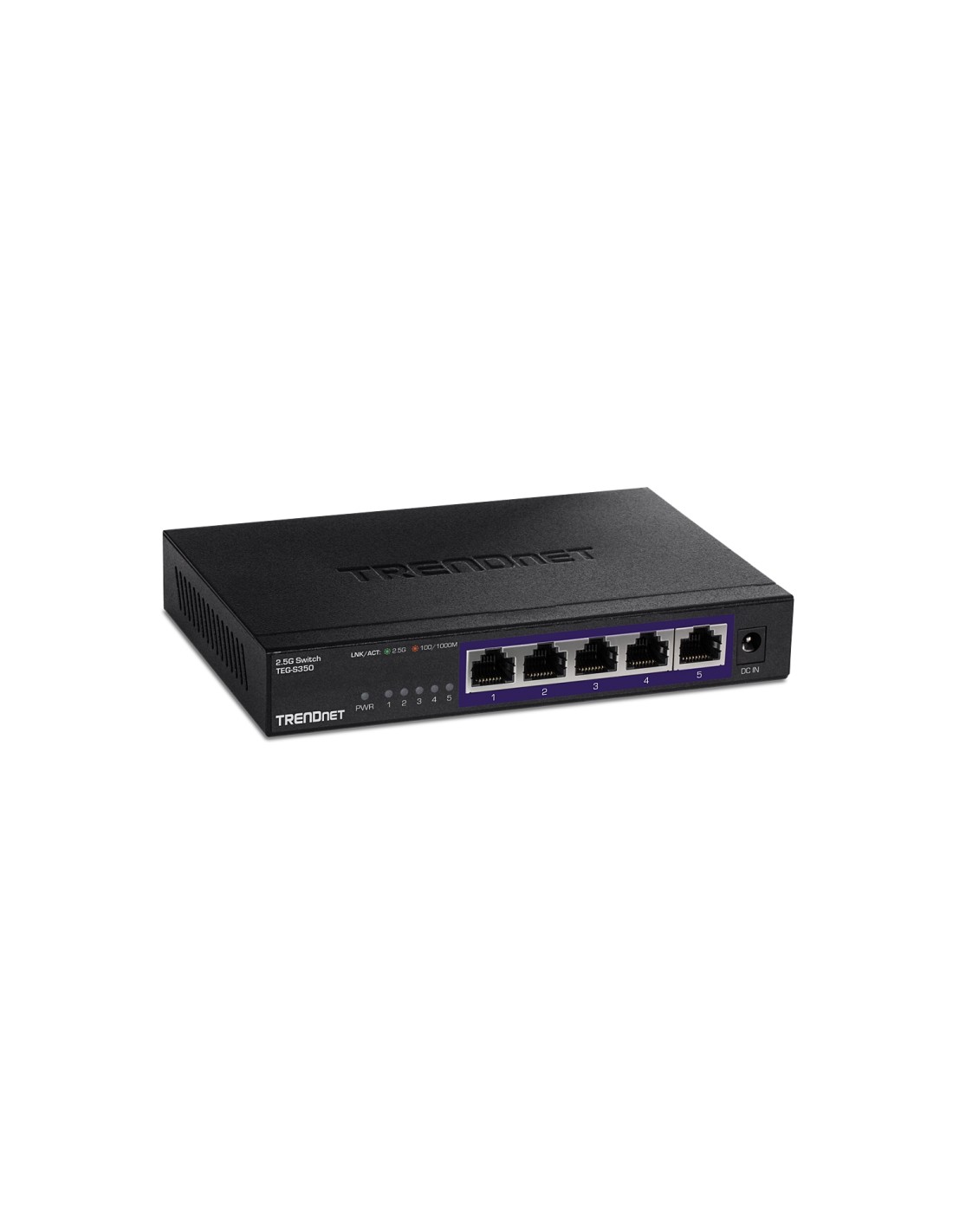 Trendnet switch No administrado Gigabit Ethernet (10/100/1000) Negro
