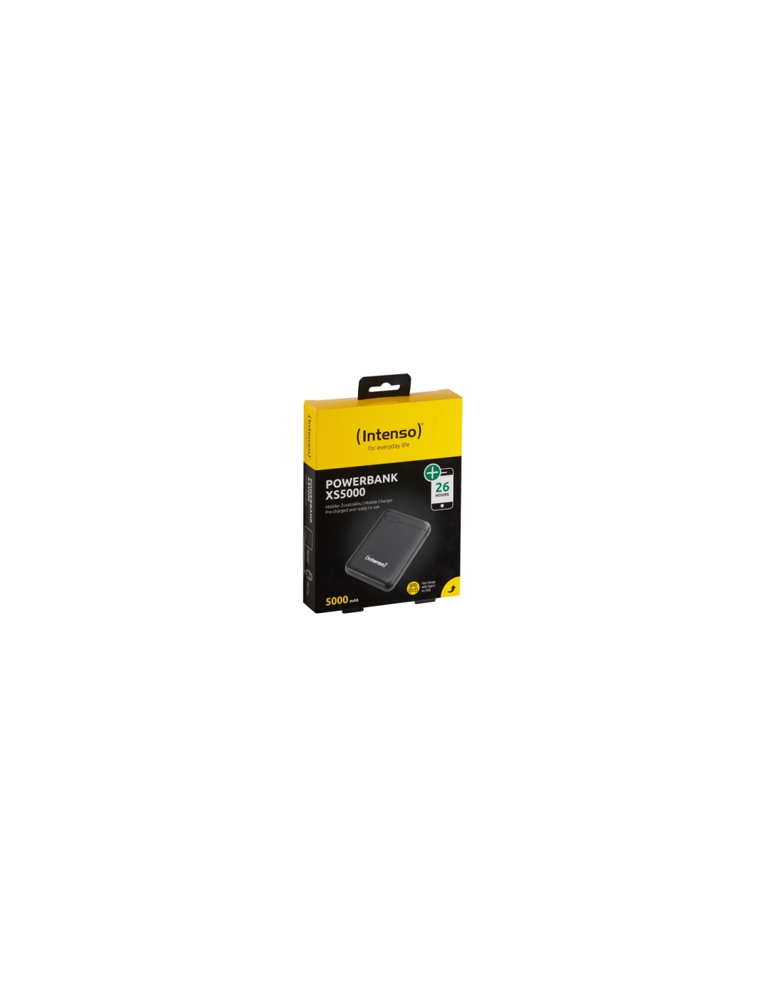 Intenso BaterÍ­a externa PolÍ­mero de litio 5000 mAh Negro