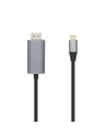AISENS Cable conversor HDMI a USB-C 4K@60HZ 0,8 m Negro