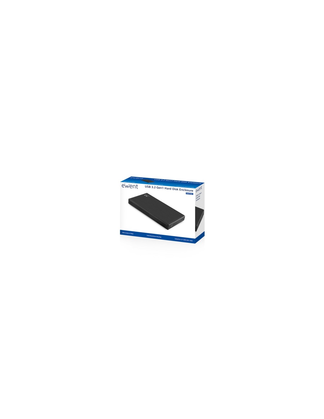 Ewent Caja para disco duro externo Carcasa de disco duro/SSD Negro 2.5" Negro