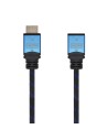 Aisens Cable Hdmi V2.0 prolongador premium alta velocidad macho a hembra negro azul