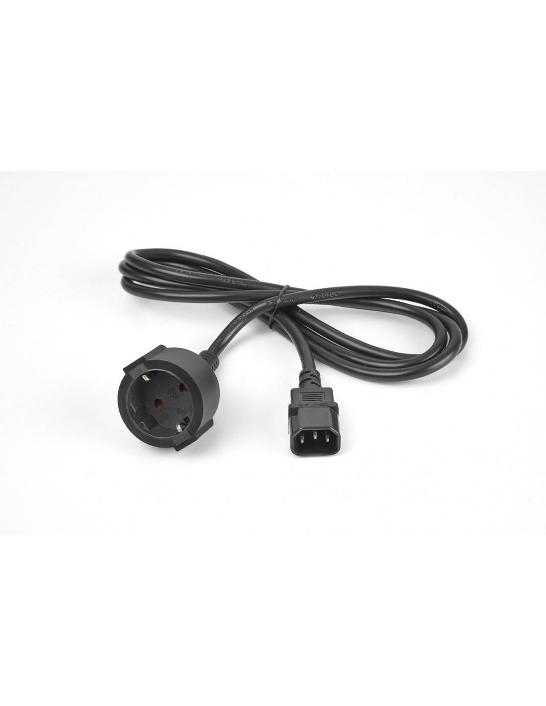 Salicru Cable de alimentacion CEE7/14 hembra a C14 acoplador 2m negro