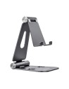 AISENS Soporte De Sobremesa Tamaño XL Ajustable (2 Pivotes) Para Movil / Tablet, 11P Gris