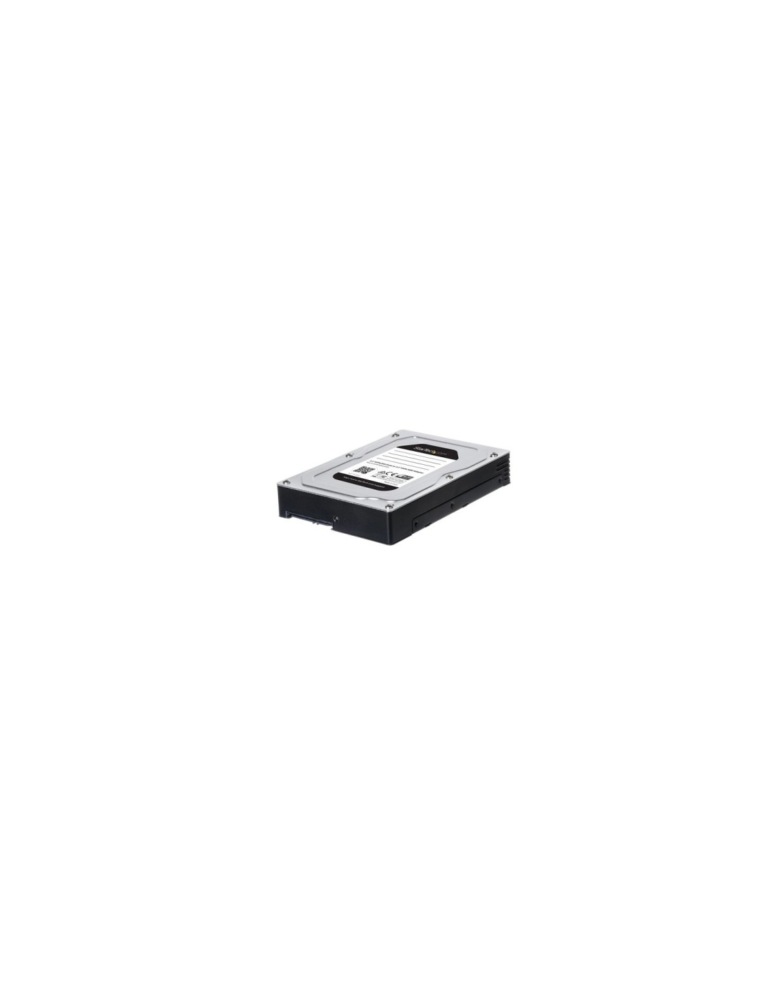 StarTech.com Panel bahÍ­a disco duro 3.5P Panel de instalación Negro, Plata