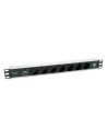 Equip unidad de distribución de energÍ­a (PDU) 7 salidas AC 1U Negro, Plata