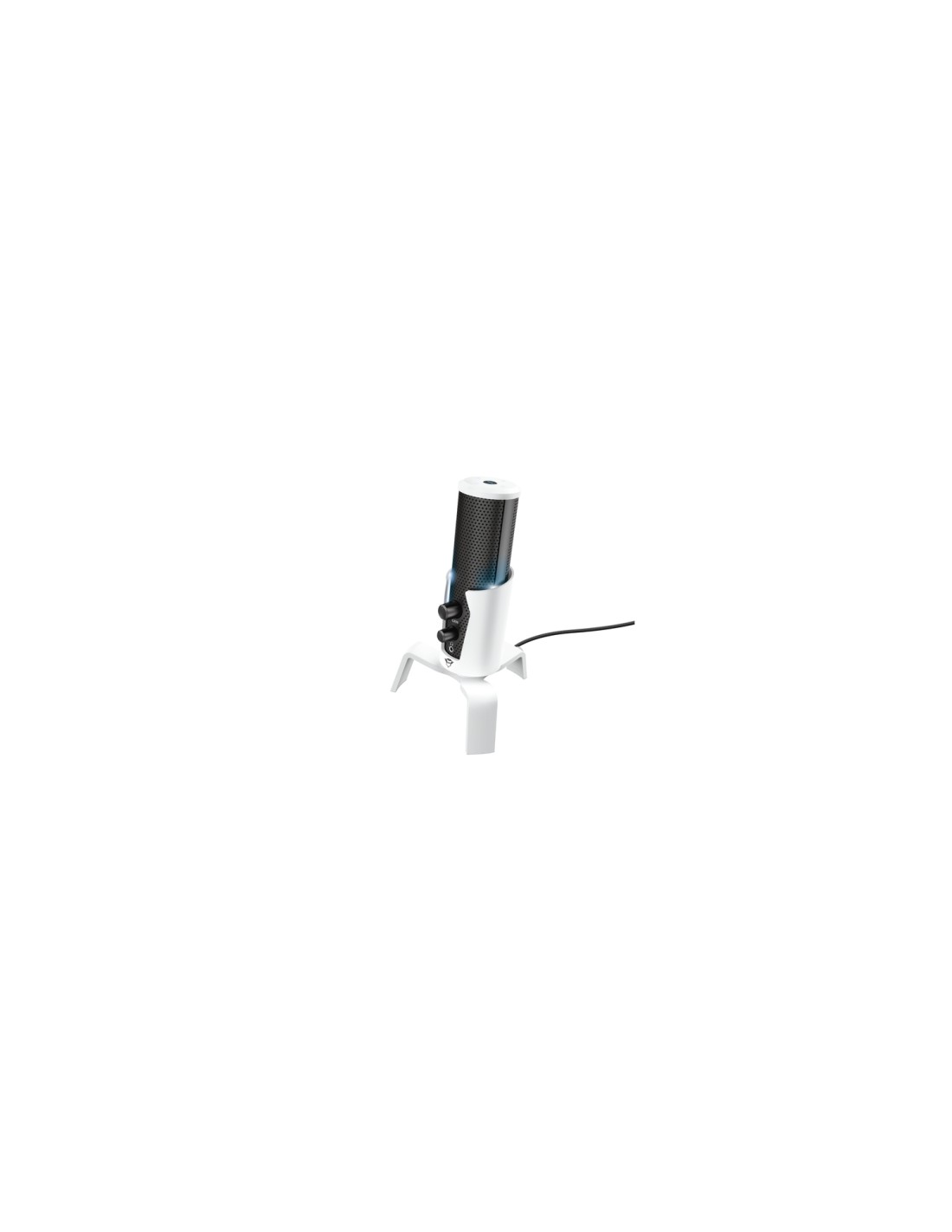 Micrófono Trust GXT 258W Fyru USB 4-in-1 Streaming Negro, Blanco