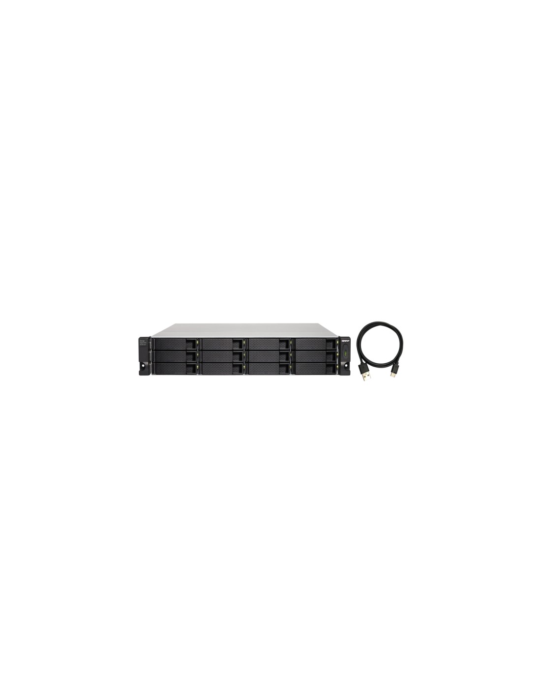 QNAP Carcasa de disco duro/SSD 2.5/3.5 Negro, Gris
